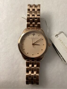 Olivia Burton Women's Celestial Starlight Ion Plated Gold-Tone Steel Watch